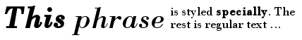 “This phrase” becomes the dropped text spanning two lines, the remainder of the text wrapping alongside.