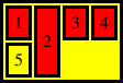 Table with three empty cells in bottom row