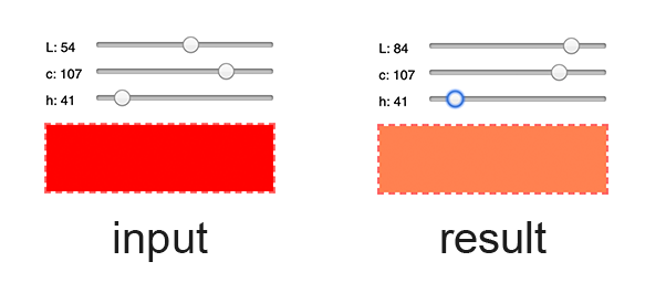 Result of adjust-color(red, lightness(30%)